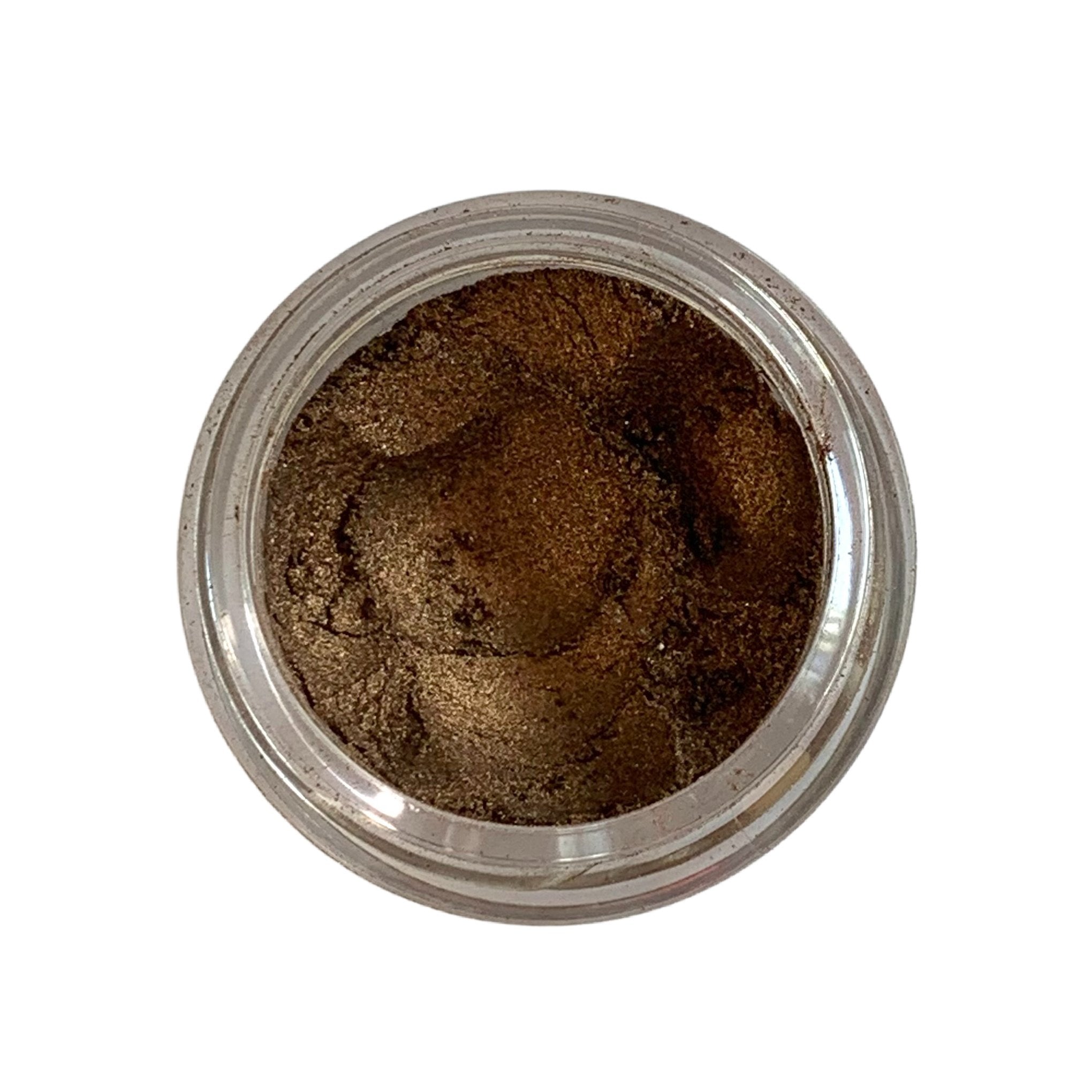 umber - coppery brown loose mineral eyeshadow. 10gram sifter jar. vegan and cruelty free.